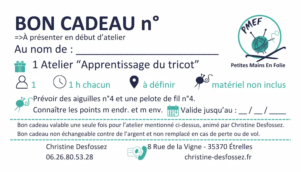 blog Christine Desfossez EI offrir créativité cadeau connecté apprentissage tricot