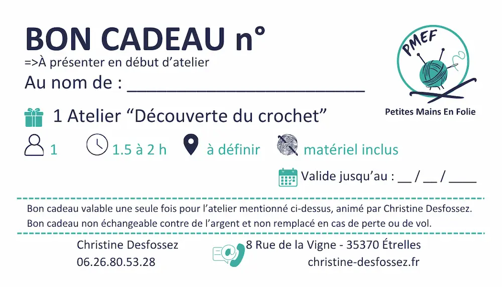 blog Christine Desfossez EI offrir créativité cadeau connecté découverte crochet