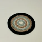 dessous de tasse rond sur mesure EI Desfossez Christine PMEF marque Petites Mains En Folie