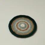 dessous de tasse rond sur mesure EI Desfossez Christine PMEF marque Petites Mains En Folie